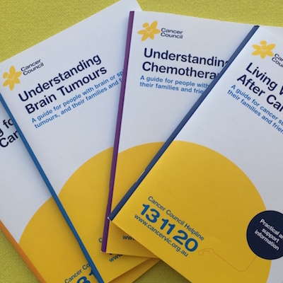 Assorted Understanding Cancer booklets